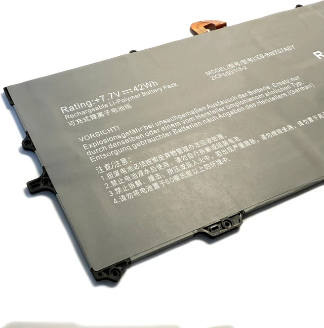 Alt view image 5 of 7 - 7.7V 42Wh EB-BW767ABY DL1M909AD/X-B GH43-04964A Compatible with Samsung Galaxy Book S Flex NP767XCM-K02US K01US K01CA K02CA SM-W767