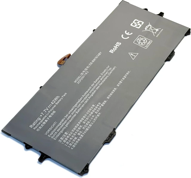 Alt view image 3 of 7 - 7.7V 42Wh EB-BW767ABY DL1M909AD/X-B GH43-04964A Compatible with Samsung Galaxy Book S Flex NP767XCM-K02US K01US K01CA K02CA SM-W767