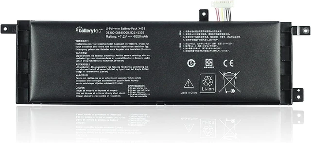 Alt view image 2 of 4 - 7.2V 4000mAh; X453 B21N1329 0B200-00840000 Compatible for X453 X553MA