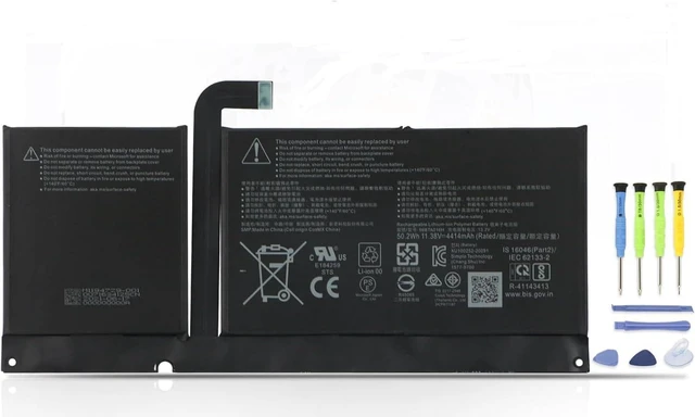 Main image of DYNC01 96BTA016H 96BTA015H Compatible for Microsoft Surface Pro 8 1983 1982 Series (11.38V 50.2Wh)