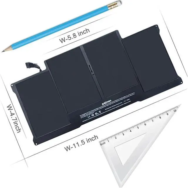 Alt view image 5 of 6 - BeNtli A1375 A1406 A1405 A1377 A1466 A1370 A1369 A1465 Laptop BatteryCompatible for Apple MacBook Air 11 13 Inch(Air-A1465)