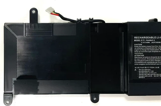 Alt view image 3 of 4 - 11.1V 3915mAh/45WH P640BAT-3 Compatible for Clevo Thunderobot ST-R1 ST 911ST 6-87-P640S-4231A Series