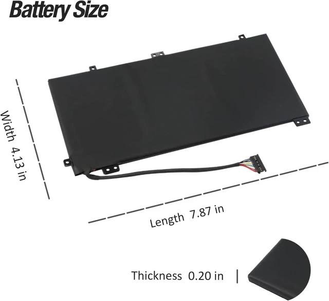 Alt view image 7 of 7 - 11.4V 41.7Wh/3660mAh HB4593J6ECW HB4593J6ECW-31 Compatible for MateBook 13 2018 2019 2020 WRT-W19 WRT-WX9 WRT-W29 WRT-W29E HN-W19R HN-W29R HN-W19L WRTB-WFE9L Series