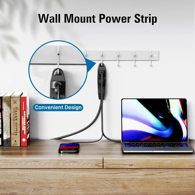 Alt view image 4 of 7 - 50-Feet 3 Outlet Extension Cord, Kasonic UL Listed, 16/3 SJTW 3-Wire Grounded, 13 Amp 125 V 1625 Watts, Multi-Outlet Indoor/Outdoor Use, Black