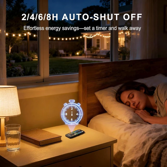 Alt view image 4 of 7 - Outdoor Dimmer for String Lights 350W Plug-in Dimmer Switch with 100FT Remote, Timer & Memory IP65 Waterproof Dimmer Plug for LED & Incandescent Lights, Indoor Light Dimmer Switch