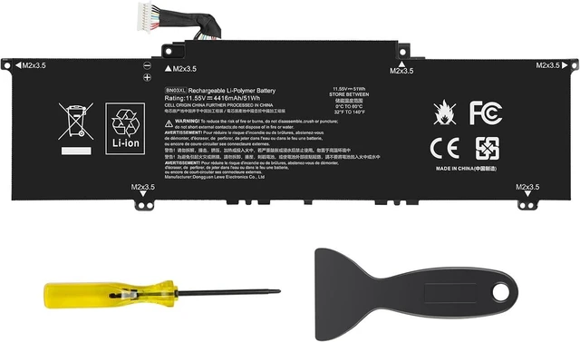 Main image of BN03XL L77034-005 Battery for HP Envy X360 EE/ES 15-ES 13-BA 13-AY 13-ay0xx 15m-ee0xxx HSTNN-DB9N HSTNN-OB1O L73965-271 L76965-271 L76985-271 L76965-2C1 L76965-AC1
