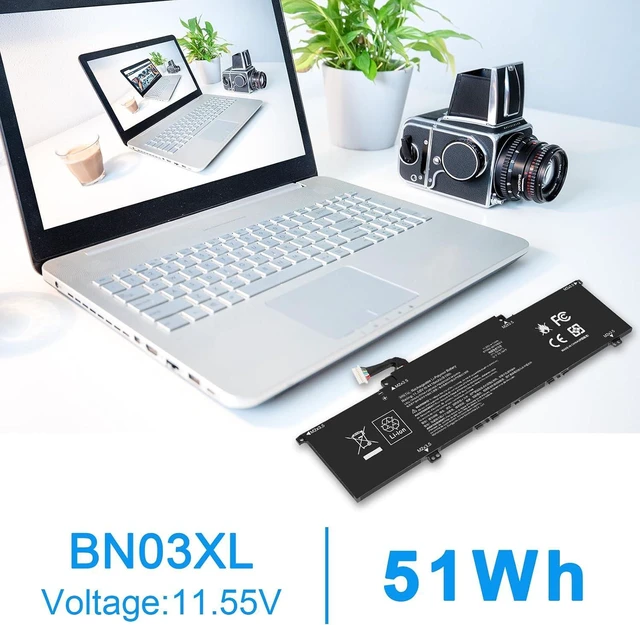 Alt view image 4 of 7 - BN03XL L77034-005 Battery for HP Envy X360 EE/ES 15-ES 13-BA 13-AY 13-ay0xx 15m-ee0xxx HSTNN-DB9N HSTNN-OB1O L73965-271 L76965-271 L76985-271 L76965-2C1 L76965-AC1