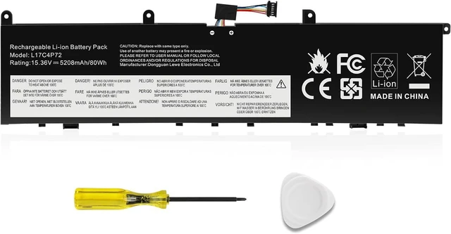 Main image of TREE.NB L17C4P72 L18M4P71 Laptop Battery Compatible with Lenovo ThinkPad X1 Extreme 1st Gen/2nd Gen ThinkPad P1 1st/2nd Gen Series L17M4P72 01AY968 01AY969 01YU911 5B10V98091 SB10Q76929 SB10Q76928
