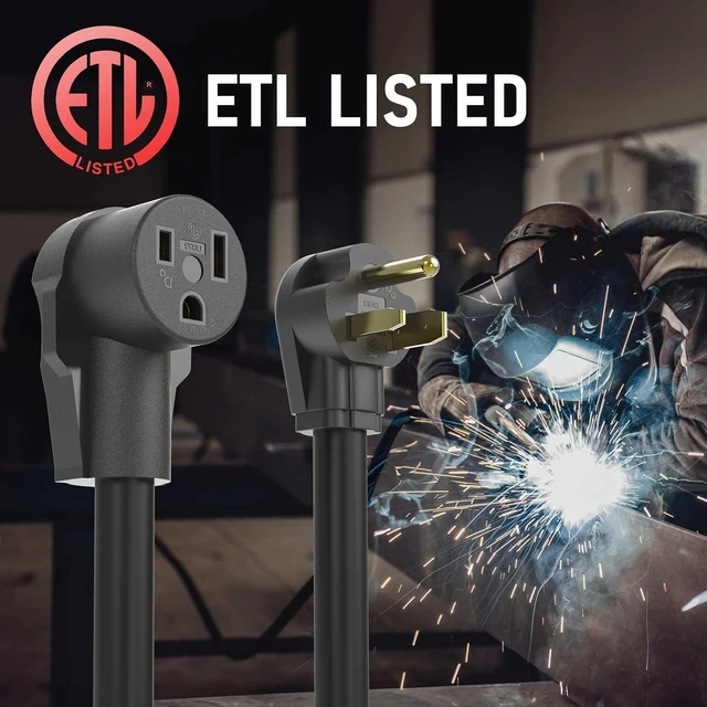 Alt view image 3 of 7 - YESWELDER 40ft 220 Volt Welder Extension Cord 8 AWG Power Extension for Welding Machines