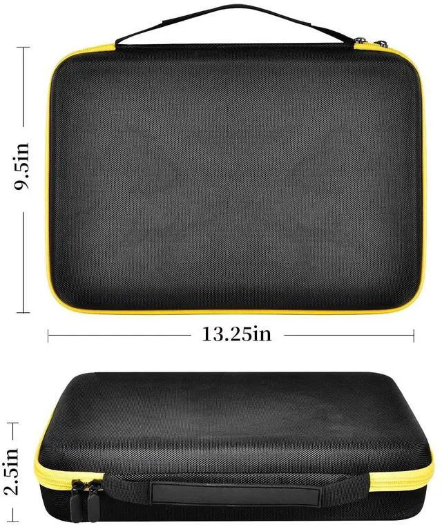 Alt view image 5 of 6 - Case Compatible with Klein Tools VDV501-851 VDV500-123 VDV226-110 VDV427-300. Storage Carrying Travel Holder for Cable Tester for Scout Pro 3/ Tracer Probe/Wire Stripper and Accessories (Box Only)
