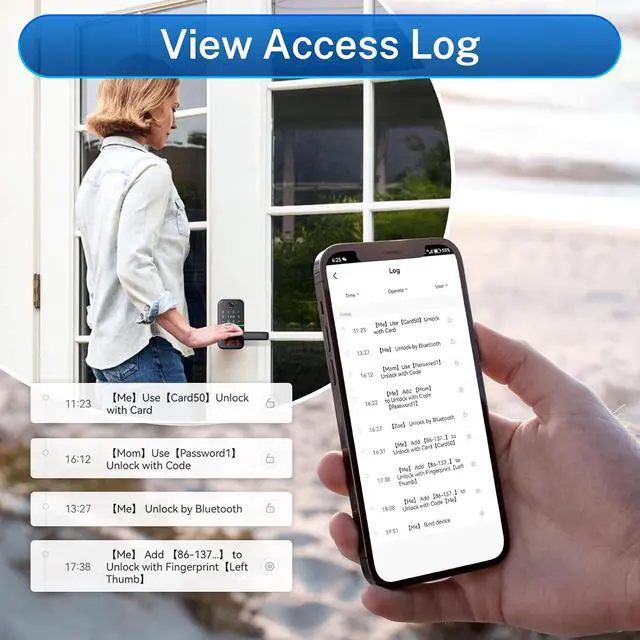 Alt view image 3 of 7 - TUYA WiFi Gateway for Kucacci Z1 Z2 Q1 Smart Lock: Compatible with Smart Life, Tuya App to Remotely Control Smart Door Lock, Compatible with Alexa, Google Assistant to Voice Control(Support WiFi 2.4G)