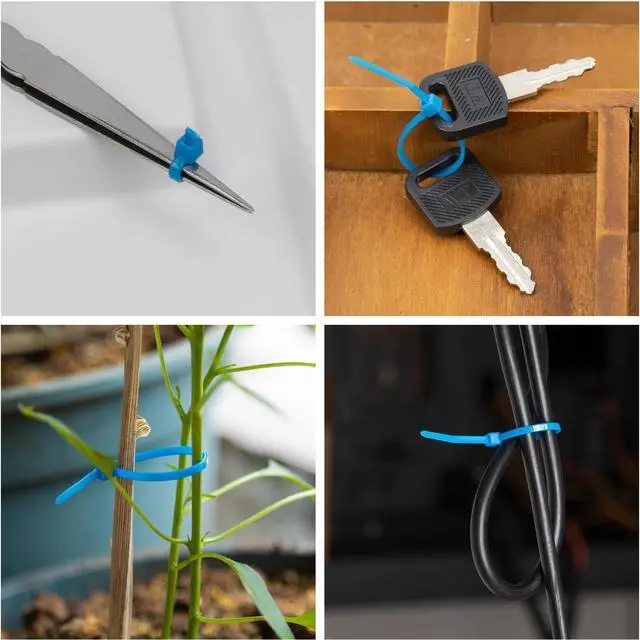 Alt view image 7 of 7 - Armpow 12 Inch Zip Ties White 1000 PCS, 50 Lbs- Heavy Duty Tensile Strength, Nylon PA66 UV Resistant Cable Ties for Indoor and Outdoor Use - Ideal for object bundling and fastening
