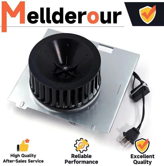 Alt view image 6 of 6 - S97009745 Bathroom Fan Motor Assembly Compatible with NuTone Models 676, 684N Exhaust Fans, 684, 684-A, 684F-A, 684-B, F684, 684N,676-S, HD80L, HD80, 671A, 708-B, 648N-B for broan Bathroom Fan