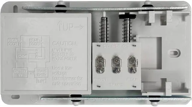 Alt view image 4 of 7 - KORA Wired Doorbell Chime Kit, White, 2 Tune, 2 Buttons Included, with 1 Lighted,16V 10VA Transformer, 80dB, AC/DC Power Source
