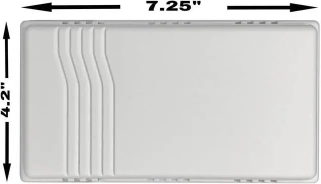 Alt view image 6 of 7 - KORA Wired Doorbell Chime Kit, White, 2 Tune, 2 Buttons Included, with 1 Lighted,16V 10VA Transformer, 80dB, AC/DC Power Source