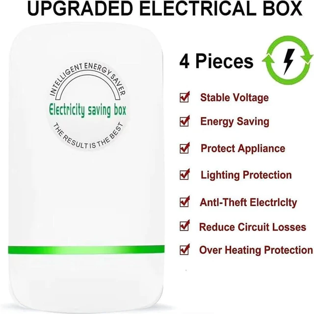 Alt view image 5 of 7 - Elon-musk's Electricity Saving Box Stop Watt Stopwatt Energy Saving Device Save Energy Saving Device Energy Saving Power Strip for Home Office US Plug 90v-250v 30kw Rated Green