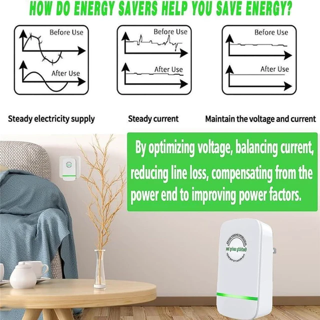 Alt view image 6 of 7 - Elon-musk's Electricity Saving Box Stop Watt Stopwatt Energy Saving Device Save Energy Saving Device Energy Saving Power Strip for Home Office US Plug 90v-250v 30kw Rated Green