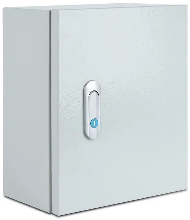 Main image of Steel Electrical Junction Box, Indoor & Outdoor Enclosure, Wall Mounted Moisture & Dustproof Metal Electric Equipment Enclosure With Safety Locks and Mounting Plates