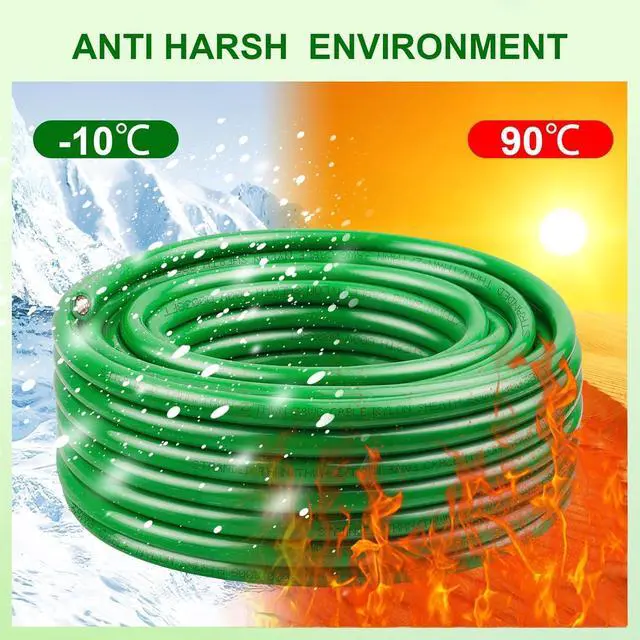 Alt view image 4 of 7 - THHN Wire 8 Gauge 25 FT, 8 AWG Stranded OFC Copper Electrical Building Wire with Nylon Jacket PVC Insulation, Rated 600V for Residential, Industrial, CNC, Ground (8 Gauge, Green)