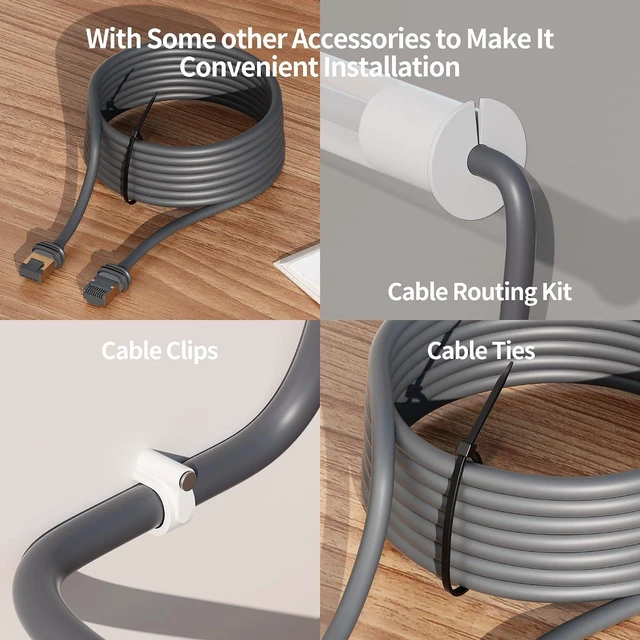 Alt view image 5 of 6 - RVMARINEPAT for Starink Gen 3 Cable 150FT/45M Replacement Ethernet Extension Cable Waterproof Compatible with Starlink Mini Standard V3