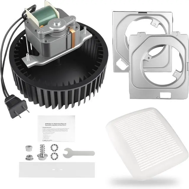 Main image of BKR60 Replacement Motor for Broan NuTone Bath Fan - Compatible with Models 670 671 688 689 693 695 696N 695C 690NT 690NT-A and More - 2-Year Warranty