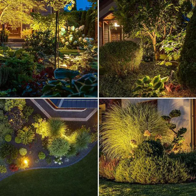 Alt view image 6 of 6 - Banord 6.56FT Extension Cord for RGBW Landscape Spotlights, 3 pin(4 Pack)