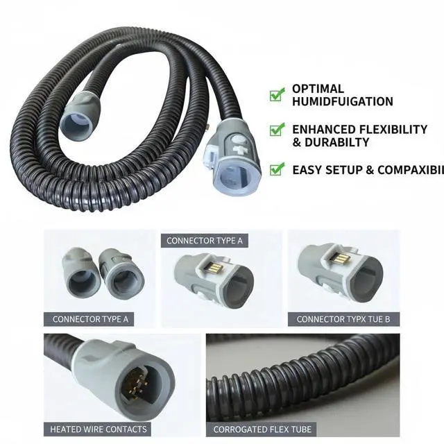 Alt view image 5 of 7 - Hose for Resmeds AirSense 10 and AirCurve 10, Replacement Tube Compatible with Climate Line Air
