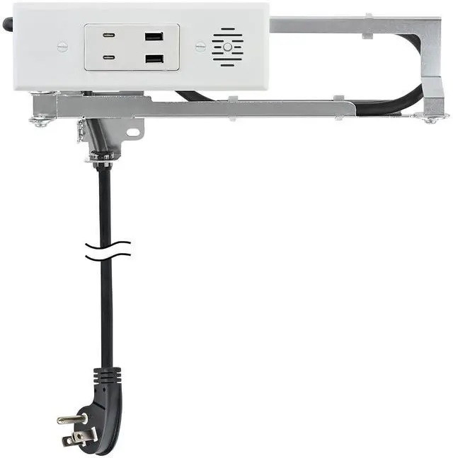 Main image of Docking Drawer Blade In-Drawer Outlet, USB-Only, 2x30W USB-C & 2xUSB-A, Connect 4 Devices, White