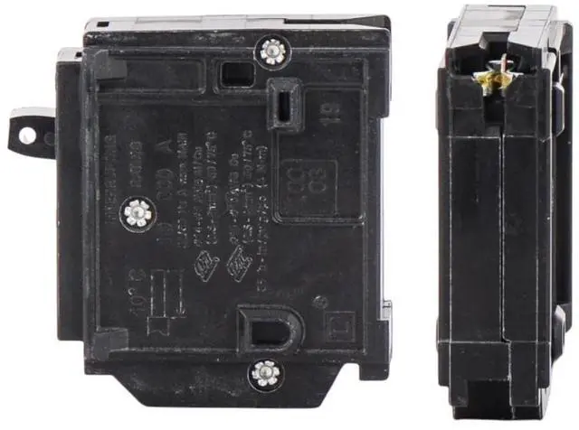 Alt view image 6 of 7 - Genuine Square D HOM120 Circuit Breaker Kit (2 Pack), 20 Amp (20A) Unipole, 120V, 10kAIC, UL Listed, Plug-In for Homeline Load Centers and Panel Box, New Replacement