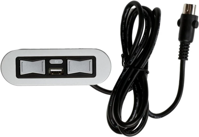 Main image of Emomo 5 Button 5 Pin Switch Model HX90HU Controller with USB for Power Recliner Lift Chair Electric Sofa Parts Replacement