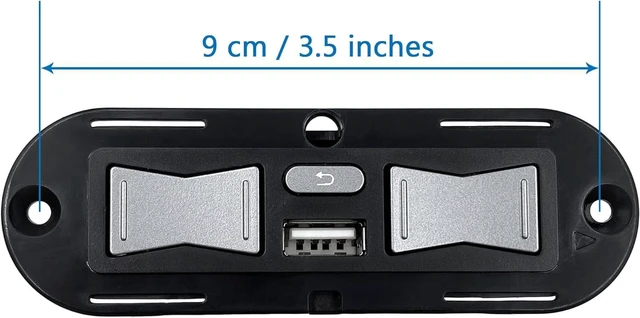 Alt view image 2 of 7 - Emomo 5 Button 5 Pin Switch Model HX90HU Controller with USB for Power Recliner Lift Chair Electric Sofa Parts Replacement