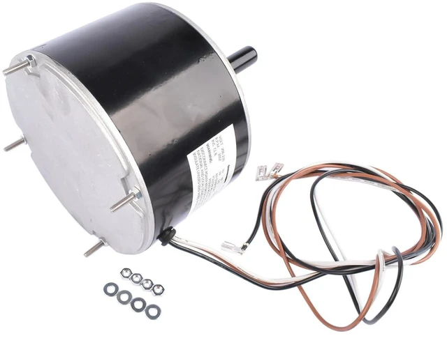 Alt view image 6 of 7 - Condenser Fan Motor Replacement for GE Genteq 1/6 HP, 208-230 Volts and 1075 RPM 5KCP39BGP870S 5KCP29ECA033S