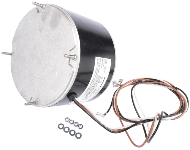 Alt view image 7 of 7 - Condenser Fan Motor Replacement for GE Genteq 1/6 HP, 208-230 Volts and 1075 RPM 5KCP39BGP870S 5KCP29ECA033S