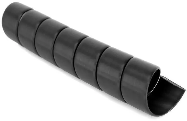 Alt view image 5 of 6 - Pre-Cut Spiral Wrap Hose Protector, 3/8" I.D., 25' Length, Black