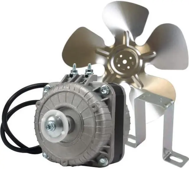 Main image of Appli Parts APFM-51E 5W Condenser and Evaporator Fan Motor 115V 60Hz 0.4A, Includes 8in Aluminum Fan Blade and Mounting Base, Universal Replacement for Commercial Refrigeration Units