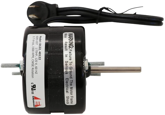 Main image of Endurance Pro D132, D122, D120 3.3 Frame, Replacement for Fasco, General Purpose Shaded Pole Electric Motor, Totally Enclosed with Sleeve Bearing, 1/70HP, 1500rpm, 115V, 60Hz, 0.7 amps, CW Rotation