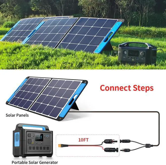 Alt view image 6 of 7 - ELFCULB 10AWG 10FT XT60 Solar Cable 2 10 25 35 50FT XT60 Extension Cable Solar Panel Connector to XT60 Connector for Portable Power Station (10FT)