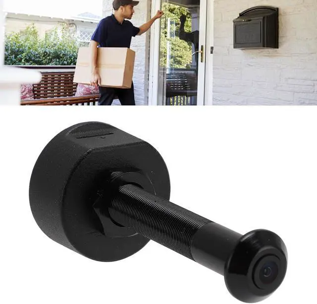 Alt view image 5 of 7 - 1080P Door Peephole Camera, Motion Detection, 170° Wide Angle Lens, APP Control, Night Vision, 2-Way Talk, Supports 128G Memory Card, for Home Security (US Plug)