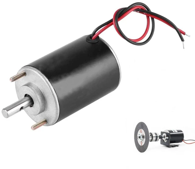 Main image of DC Electric Motor Drive, 3500RPM High Speed Permanent Magnet 12V DC Motor High Torque 30W CW/CCW (12V DC 3500RPM)