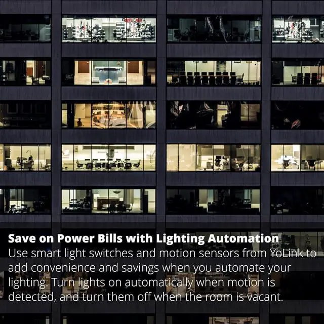 Alt view image 7 of 7 - YoLink Smart Dimmer Switch, Alexa, Google, IFTTT Integration, Neutral Wire & YoLink Hub is Required