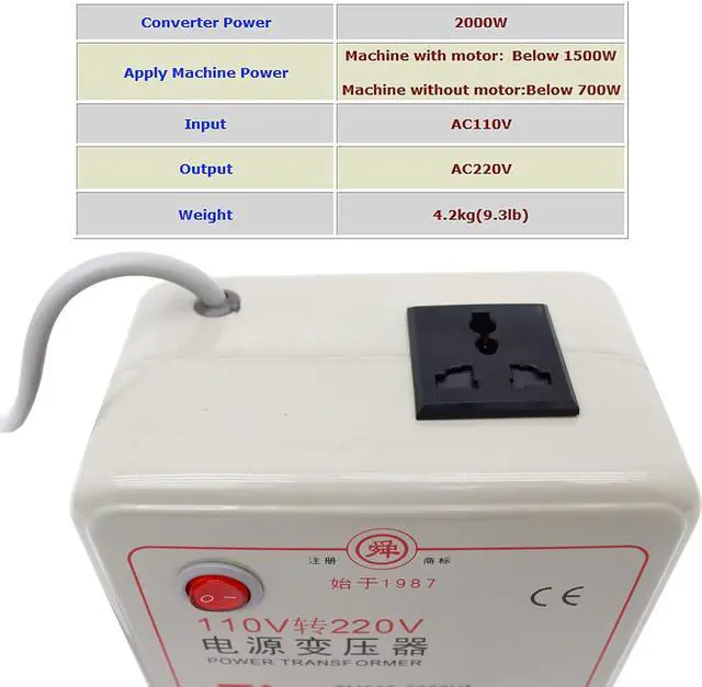 Alt view image 2 of 7 - INTBUYING Voltage Transformer Converter 110V to 220V 1500W Commercial Adapter