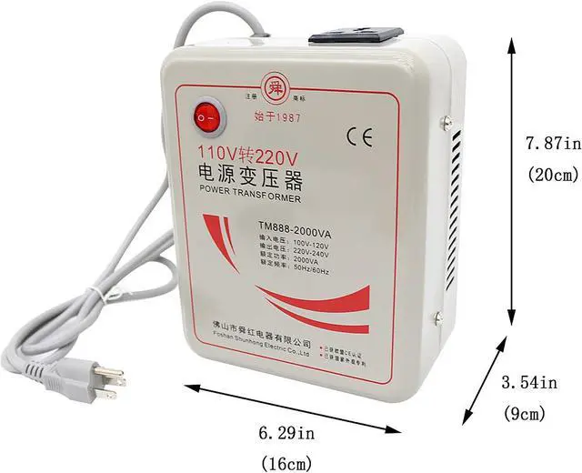 Alt view image 3 of 7 - INTBUYING Voltage Transformer Converter 110V to 220V 1500W Commercial Adapter