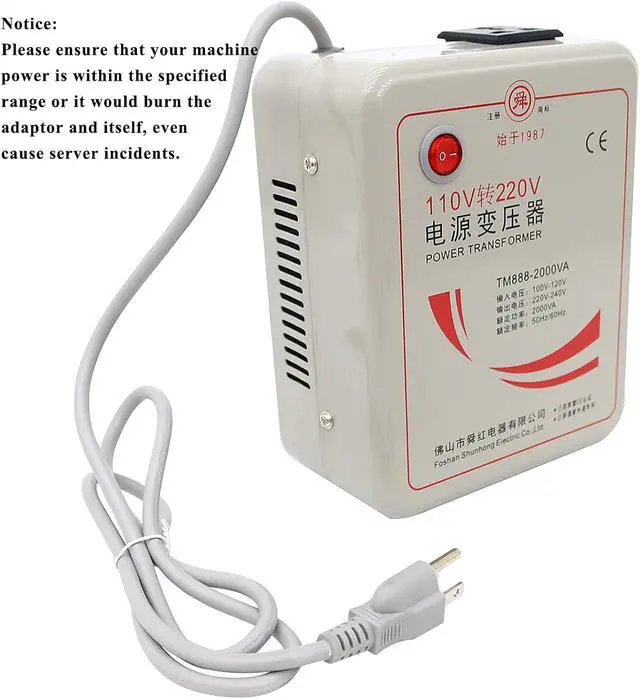 Alt view image 7 of 7 - INTBUYING Voltage Transformer Converter 110V to 220V 1500W Commercial Adapter