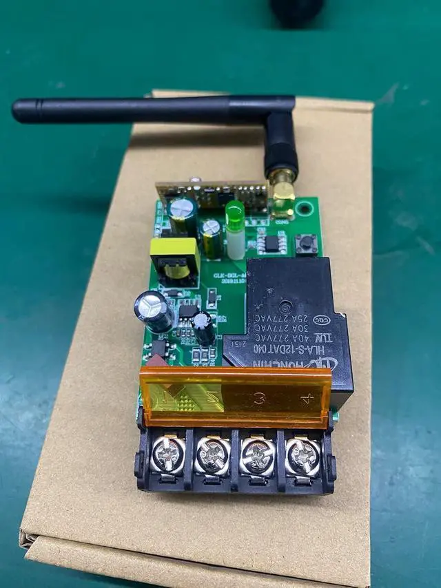 Alt view image 4 of 7 - Wireless Light Switch,AC110V/120V/240V/40A Relay with Voltage Isolation,Wireless Remote ON/Off Switch,984FT Long Range RF Switch for High Power Electrical Equipment Light,Pump,Dust Collector