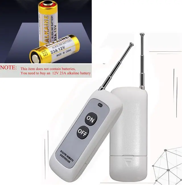 Alt view image 7 of 7 - Wireless Light Switch,AC110V/120V/240V/40A Relay with Voltage Isolation,Wireless Remote ON/Off Switch,984FT Long Range RF Switch for High Power Electrical Equipment Light,Pump,Dust Collector