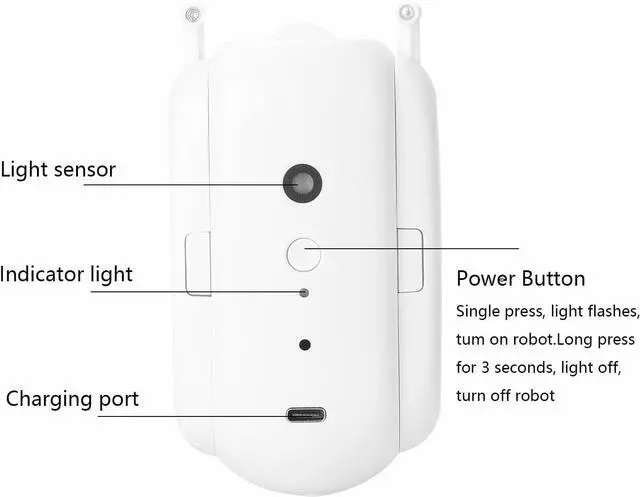 Alt view image 5 of 7 - Automatic Curtain Opener, Remote Control Dual Open Smart Curtain Smart Curtains Curtain Opener Electronic for Roman Pole (1pc)