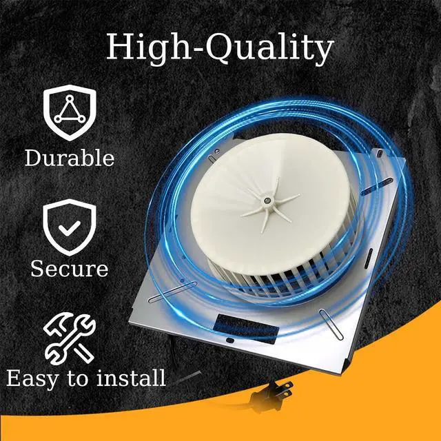 Alt view image 2 of 7 - 8664RP 8663RP Fits for Nutone 8663RP B Unit Bathroom Fan Motor 100CFM 6445RP 671R 672R 8673RP 763RL 769RL 750 751 752 Replace for B-roan Exhaust Fan Motor S97017705, S97017706, 86933000