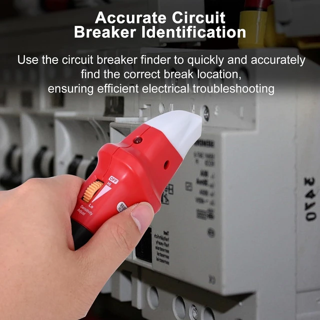 Alt view image 7 of 7 - UNI-T UT25A Circuit Breaker Finder,GFCI Outlet Tester,with NCV Test &Adjustable Sensitivity Buzzer Indication,Beeper Indicattion/Flashing Prompt,Applicable to Circuit Break Finder and Socket Test