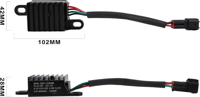 Alt view image 4 of 7 - CHANGCHENG 12V Converter DC for Talaria OEM Aluminum Power Inverter with Energy Recovery for Talaria MX4 Electric Dirt Bike