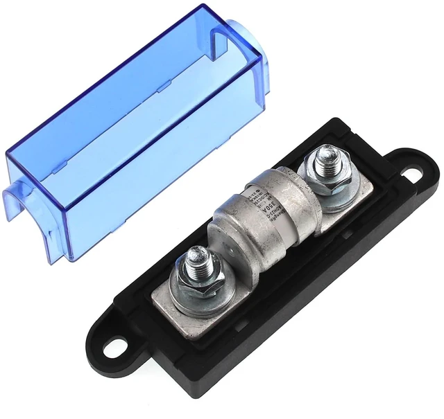 Alt view image 3 of 5 - 350 Amp Class T Fuse with Block, Operating 250V DC, 350A Fuse ANL Block for Inverters, ATV, RV, Boat, Cars, Truck, Car Stereos Systems